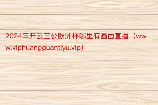 2024年开云三公欧洲杯哪里有画面直播（www.viphuangguantiyu.vip）